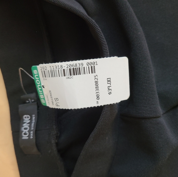 Simons black stirrup leggings nwt - Picture 2 of 2